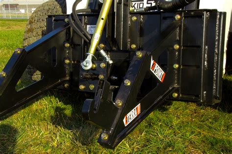 motorized skid steer 3-point adapter|skid loader 3 point attachment.